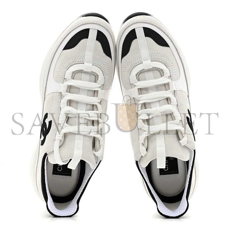 Ch**el SUEDE CALFSKIN CC SNEAKERS G47011
